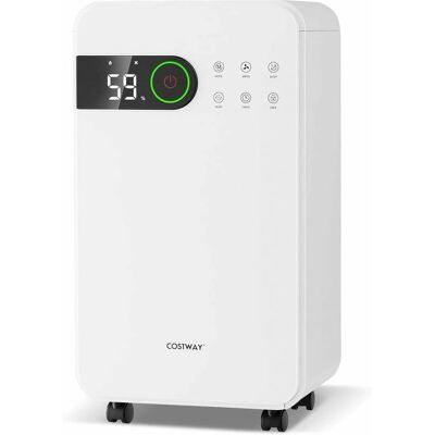 Deshumidificador Costway 15L - Automático, Modo Sueño, Temporizador 24h Deshumidificador Costway 15L - Automático, Modo Sueño, Temporizador 24h