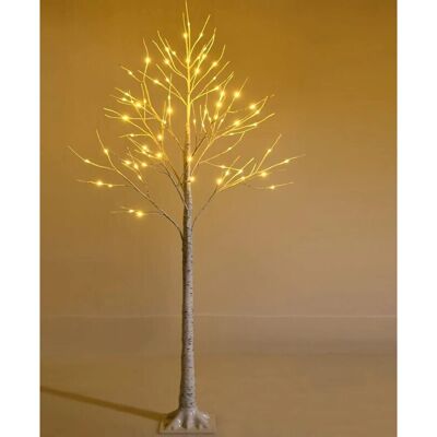 Árbol de Abedul Iluminado Blanco - Decoración Interior Árbol de Abedul Iluminado Blanco - Decoración Interior