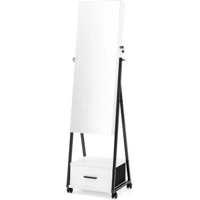 GOPLUS - Armoire à Bijoux 2 en 1 - Grand miroir - Serrage - Armoire à Bijoux - Publicité GOPLUS - Armoire à Bijoux 2 en 1 - Grand miroir - Serrage - Armoire à Bijoux - Publicité