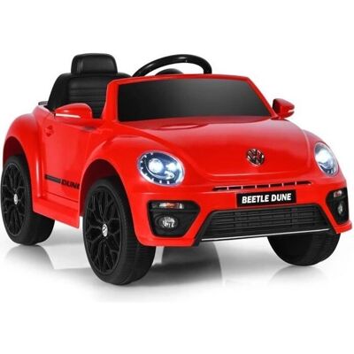Costway Volkswagen Beetle Elektroauto für Kinder 12V - Fernbedienung, Lichter, Bequemer Sitz, Doppel Türen - Kinder E-Fahrzeug Costway Volkswagen Beetle Elektroauto für Kinder 12V - Fernbedienung, Lichter, Bequemer Sitz, Doppel Türen - Kinder E-Fahrzeug