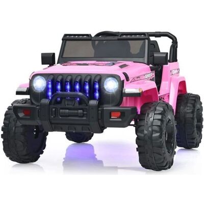Coche Eléctrico para Niños 12V 2 Plazas con Velocidad Ajustable - Costway Coche Eléctrico para Niños 12V 2 Plazas con Velocidad Ajustable - Costway