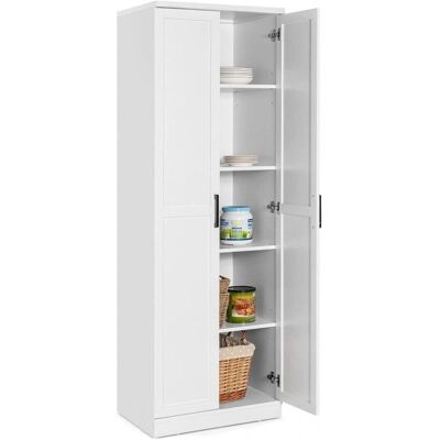 Armario de Almacenamiento Costway - Estantes Ajustables - Diseño Moderno Armario de Almacenamiento Costway - Estantes Ajustables - Diseño Moderno