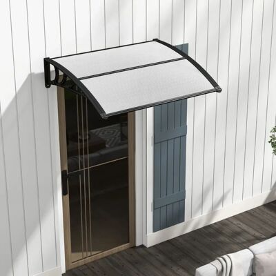 Costway - 122x99 cm - Transparent - Awning Costway - 122x99 cm - Transparent - Awning