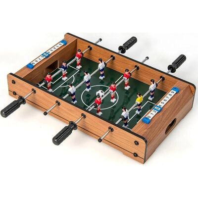 Costway Mini-Fußballtafel - Compact Tafelvoetbal voor 2 Spelers Costway Mini-Fußballtafel - Compact Tafelvoetbal voor 2 Spelers