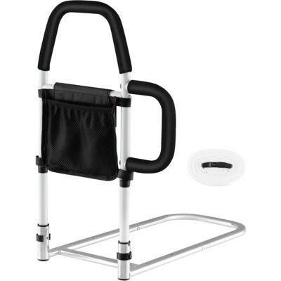 Costway Barrières de Lit pour Personnes Âgées - Double Poignées, Poche, Sangle de Sécurité - Publicité Costway Barrières de Lit pour Personnes Âgées - Double Poignées, Poche, Sangle de Sécurité - Publicité