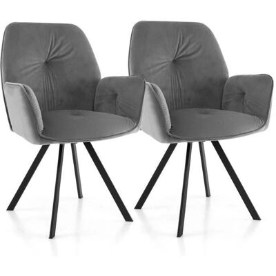 Sillas de Oficina Costway - Gris, Giratorias 360°, Ergonómicas, Fáciles de Montar - Muebles de Oficina Sillas de Oficina Costway - Gris, Giratorias 360°, Ergonómicas, Fáciles de Montar - Muebles de Oficina
