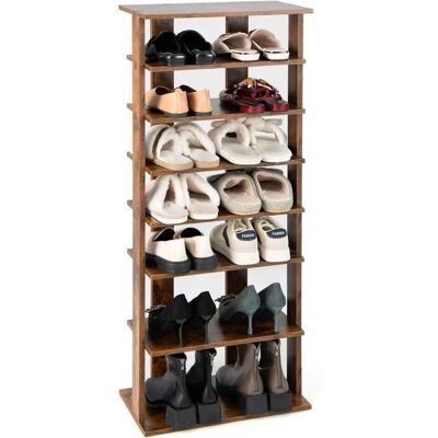 GOPLUS 7 niveaux Slim MDF - 110 cm de haut - Rangements pour chaussures - Publicité GOPLUS 7 niveaux Slim MDF - 110 cm de haut - Rangements pour chaussures - Publicité