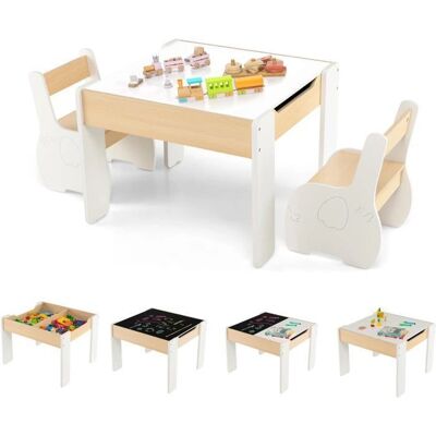 GOPLUS - TA4-1 Elephant - Motif éléphant - Table enfant - Publicité GOPLUS - TA4-1 Elephant - Motif éléphant - Table enfant - Publicité