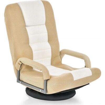 Costway - Ground Chair - Beige - 360° Drehung - Floor Chair Costway - Ground Chair - Beige - 360° Drehung - Floor Chair