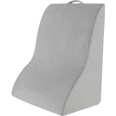 Costway - Lesekissen - Ergonomisch wigvorm - Grijs -Kussen Costway - Lesekissen - Ergonomisch wigvorm - Grijs -Kussen