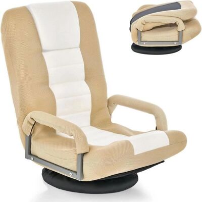 Silla de Suelo Plegable Costway con Respaldo Ajustable - Asiento de Relajación Silla de Suelo Plegable Costway con Respaldo Ajustable - Asiento de Relajación