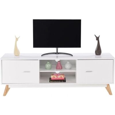 Mueble de TV COSTWAY para Salón - Soporta hasta 60 pulgadas - Diseño MDF Moderno Mueble de TV COSTWAY para Salón - Soporta hasta 60 pulgadas - Diseño MDF Moderno
