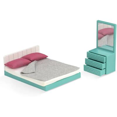 LORI Ensemble Chambre Cosy pour Poupées - Publicité LORI Ensemble Chambre Cosy pour Poupées - Publicité
