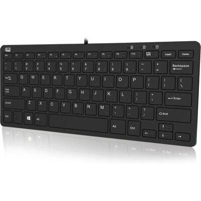 Adesso SlimTouch 510 Mini-Tastatur - US QWERTY - Schwarz Adesso SlimTouch 510 Mini-Tastatur - US QWERTY - Schwarz
