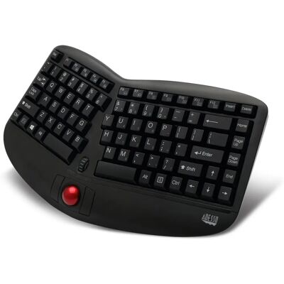 Adesso WKB-3150UB Wireless Ergonomische Mini-Tastatur Adesso WKB-3150UB Wireless Ergonomische Mini-Tastatur