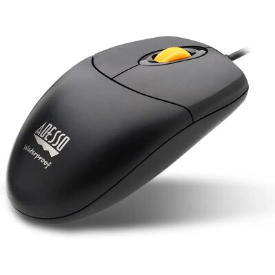 Adesso W3 Waterproof Optical Ambidextrous Mouse - Office Adesso W3 Waterproof Optical Ambidextrous Mouse - Office