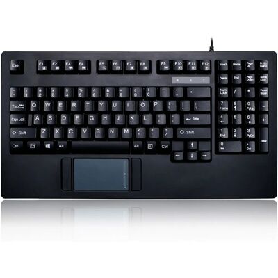 Adesso EasyTouch 425 Tastatur - QWERTY - Touchpad - Schwarz Adesso EasyTouch 425 Tastatur - QWERTY - Touchpad - Schwarz
