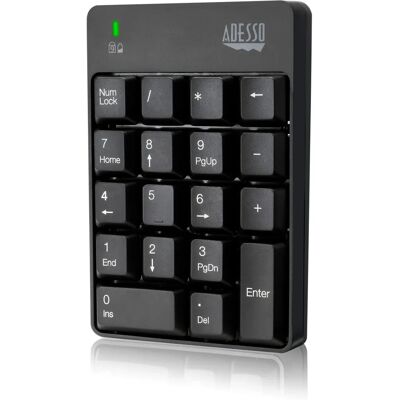 Adesso WKB-6010UB Numeric Keypad - Wireless, Water-Resistant, USB Adesso WKB-6010UB Numeric Keypad - Wireless, Water-Resistant, USB