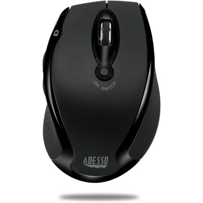 Souris ergonomique sans fil Adesso - 3 niveaux DPI - Bureau - Publicité Souris ergonomique sans fil Adesso - 3 niveaux DPI - Bureau - Publicité