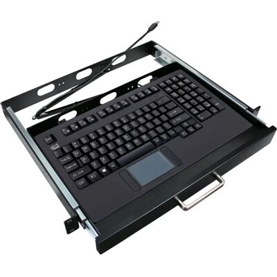 Adesso AKB-425UB-MRP Schwarze Industrielle USB-Tastatur - Tastatur mit Touchpad Adesso AKB-425UB-MRP Schwarze Industrielle USB-Tastatur - Tastatur mit Touchpad