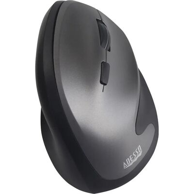 Adesso A20 Wireless Vertical Ergonomic Mouse - Black - 6 Buttons Adesso A20 Wireless Vertical Ergonomic Mouse - Black - 6 Buttons
