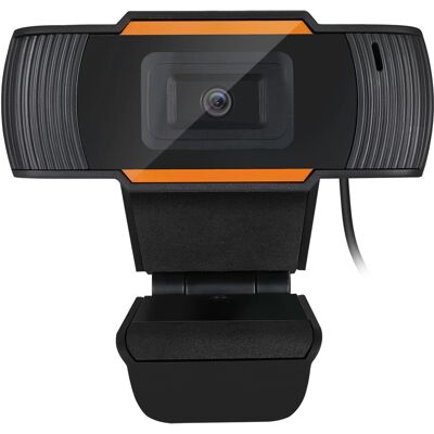Adesso H2 Webcam - 480P HD, USB 2.0, Black & Orange Adesso H2 Webcam - 480P HD, USB 2.0, Black & Orange