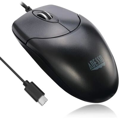 Adesso 1000Dpi USB C Wired Mouse - Mouse Adesso 1000Dpi USB C Wired Mouse - Mouse