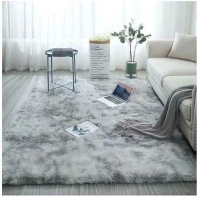Aucune Tapis shaggy pour salon 160 x 230cm Plyschgrå - Tapis - Publicité Aucune Tapis shaggy pour salon 160 x 230cm Plyschgrå - Tapis - Publicité