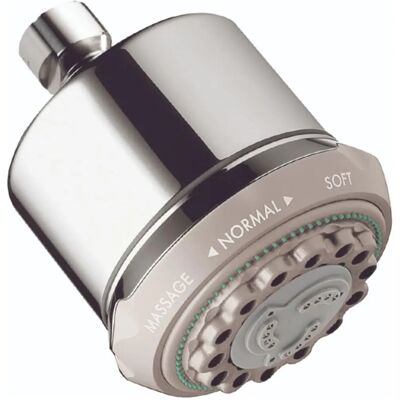 Głowica prysznicowa Hansgrohe Clubmaster chromowana - 3 strumienie łatwe do czyszczenia Głowica prysznicowa Hansgrohe Clubmaster chromowana - 3 strumienie łatwe do czyszczenia