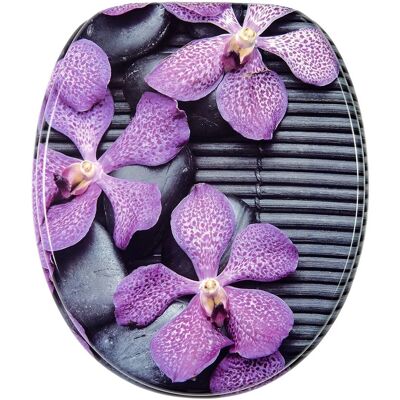 Assise de WC Vanda Violette Sanilo - Réglable, Haute Qualité, Universel - Publicité Assise de WC Vanda Violette Sanilo - Réglable, Haute Qualité, Universel - Publicité