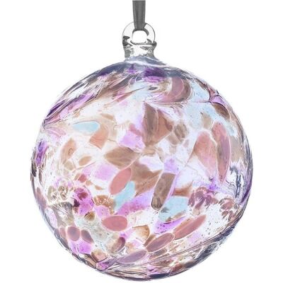 Sienna Glass 10cm Friendship Pearl Pink - Glass Friendship Ball Sienna Glass 10cm Friendship Pearl Pink - Glass Friendship Ball