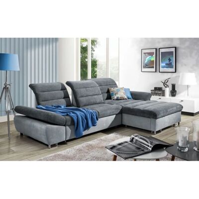 Fun Moebel - MELLO - Dunkelgrau - Corner sofa bed Fun Moebel - MELLO - Dunkelgrau - Corner sofa bed