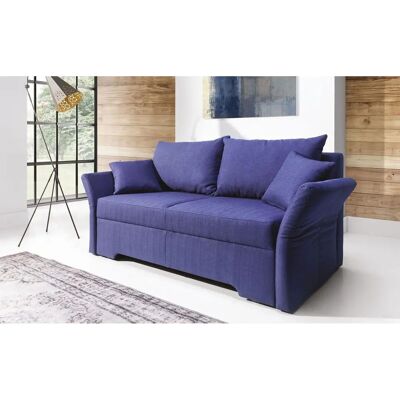 Fun Moebel - HANNAH - Marineblau - Webstoff - Sofa bed Fun Moebel - HANNAH - Marineblau - Webstoff - Sofa bed