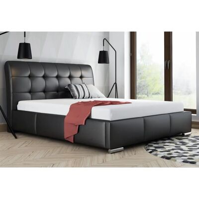 Fun Moebel - MATTIS - Kunstleder Schwarz - 160x200cm - Bed Fun Moebel - MATTIS - Kunstleder Schwarz - 160x200cm - Bed