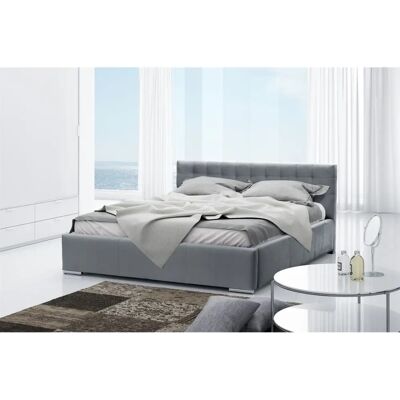 Fun Moebel - DAVE - Grau - 180x200cm - Polsterbett Fun Moebel - DAVE - Grau - 180x200cm - Polsterbett