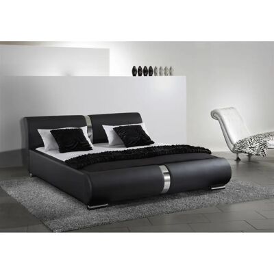 Fun Moebel - DAKAR - Schwarz - 140x200 cm - Bett Fun Moebel - DAKAR - Schwarz - 140x200 cm - Bett