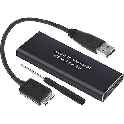 Unbranded - RGBS M.2 USB 3.0 NGFF - 2280 - B+M Key - Encaixe externo Unbranded - RGBS M.2 USB 3.0 NGFF - 2280 - B+M Key - Encaixe externo