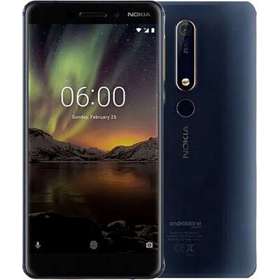 Nokia - 6.1 - Blue/Gold - Single SIM - Smartphone Nokia - 6.1 - Blue/Gold - Single SIM - Smartphone