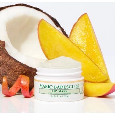 Masca hidratantă pentru buze Mario Badescu cu cocos și mango - 14 g Masca hidratantă pentru buze Mario Badescu cu cocos și mango - 14 g