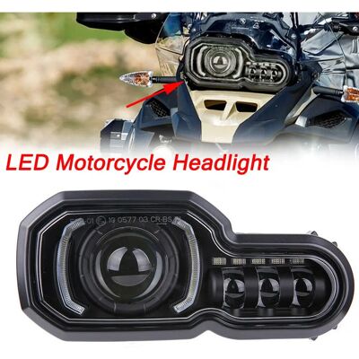 Bmw F700gs F800gs F800r Motorcycle Led Headlight - High Low Beam, IP67 Bmw F700gs F800gs F800r Motorcycle Led Headlight - High Low Beam, IP67