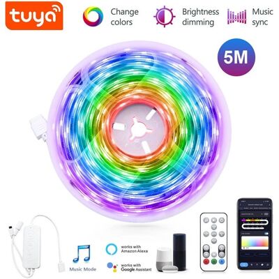 TUYA - Smart WiFi Kit Striscia Led - Dream Color rgbic - Publicité TUYA - Smart WiFi Kit Striscia Led - Dream Color rgbic - Publicité