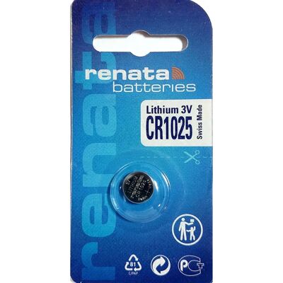 Renata CR1025 Lithium Button Cell - Battery Renata CR1025 Lithium Button Cell - Battery