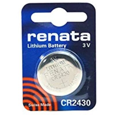 Batteria al litio Renata CR2430 - Batteria orologio 3V 285mAh Batteria al litio Renata CR2430 - Batteria orologio 3V 285mAh