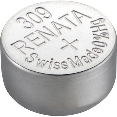 Renata Swiss Made Uhrenbatterie - Silberoxid, Quecksilberfrei, 1,55V Renata Swiss Made Uhrenbatterie - Silberoxid, Quecksilberfrei, 1,55V
