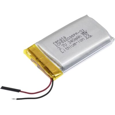 Renata ICP582035PR-01 Lithium-Polymer Akku - 3.7V 340mAh Renata ICP582035PR-01 Lithium-Polymer Akku - 3.7V 340mAh