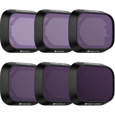 Conjunto de filtros ND de 6 peças para DJI Mini 3 e Mini 3 Pro Conjunto de filtros ND de 6 peças para DJI Mini 3 e Mini 3 Pro