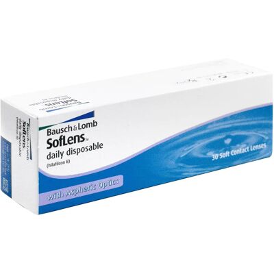 Lenti a contatto usa e getta giornaliere SofLens di Bausch + Lomb -3,75 - 30 pezzi Lenti a contatto usa e getta giornaliere SofLens di Bausch + Lomb -3,75 - 30 pezzi