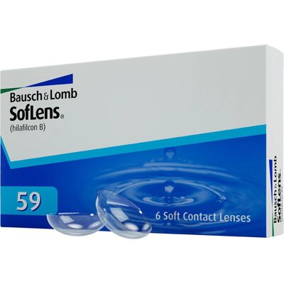 Bausch & Lomb SofLens 59 - 6 Pack Monthly Contact Lenses Bausch & Lomb SofLens 59 - 6 Pack Monthly Contact Lenses
