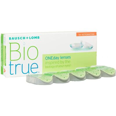 Bausch & Lomb Biotrue ONEday per Astigmatismo 30 pezzi - Lenti giornaliere Bausch & Lomb Biotrue ONEday per Astigmatismo 30 pezzi - Lenti giornaliere
