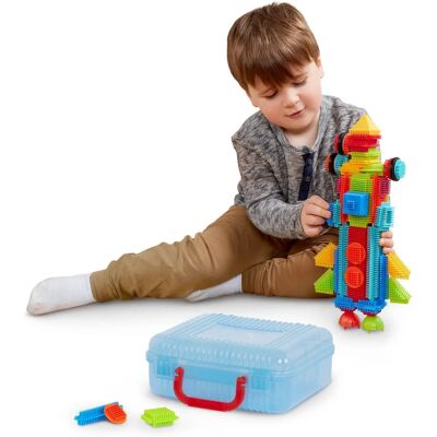 Bristle-Blocks Juego básico de construcción de 50 piezas - Blocs de construcción Bristle-Blocks Juego básico de construcción de 50 piezas - Blocs de construcción